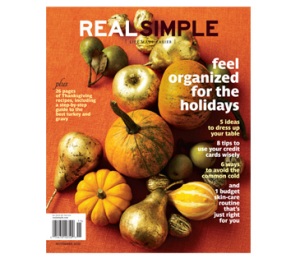 Real Simple Magazine Fall 2010
